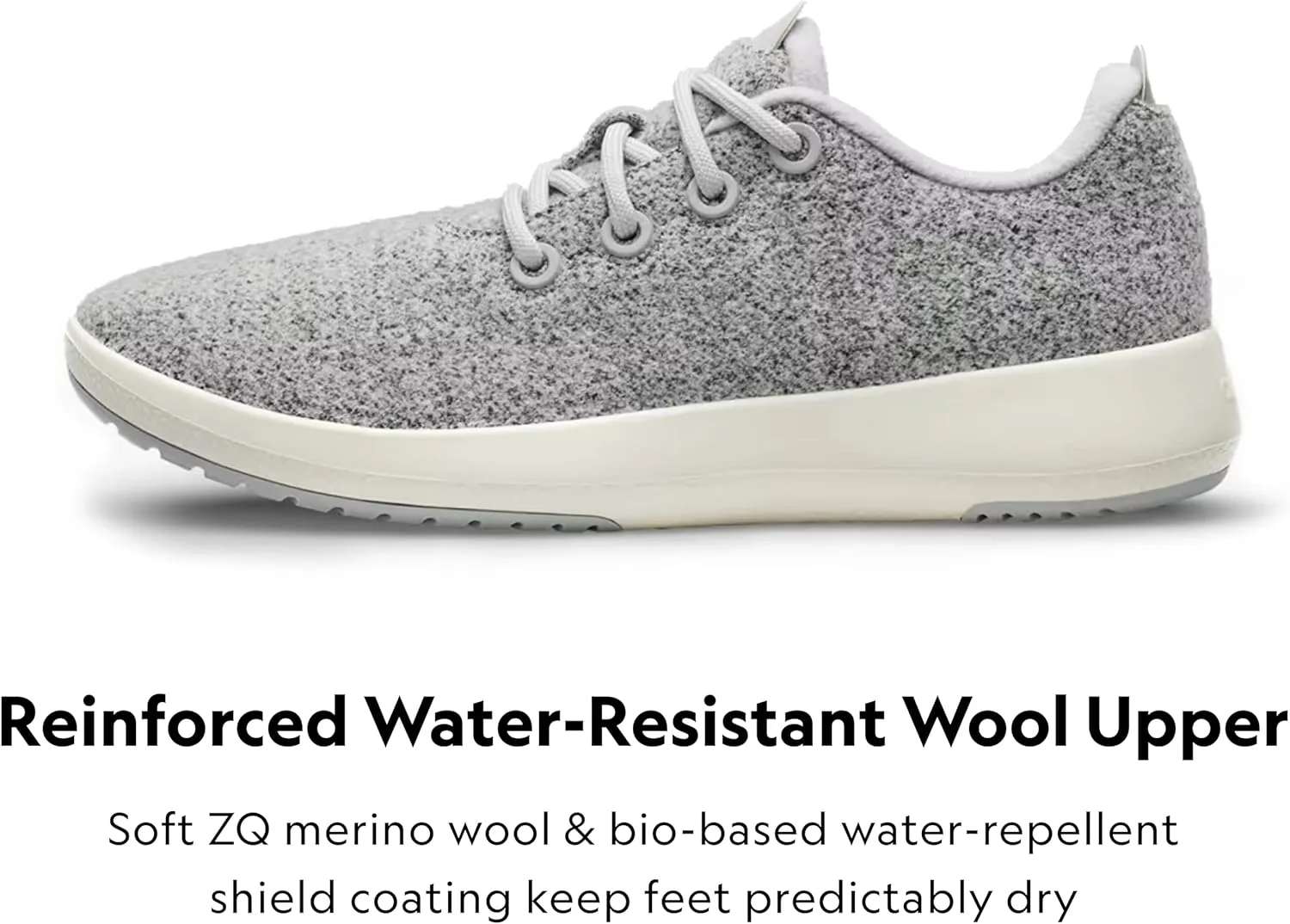 Allbirds Womens Wool Runner Mizzles Water-Repellent Breathable Casual Walking Sneakers Made with Eco-Friendly Merino Wool