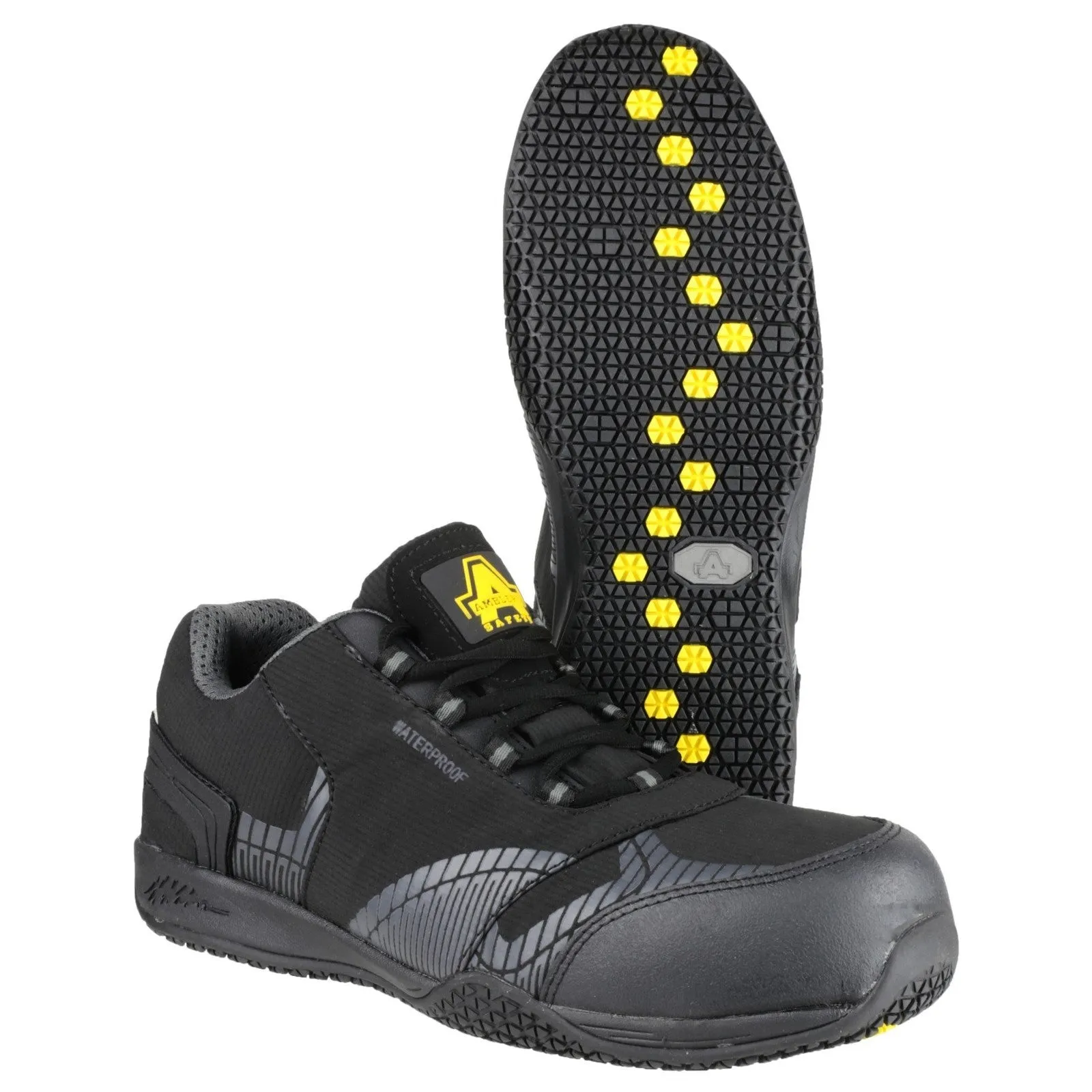 Amblers FS29C Waterproof Metal Free Non Leather Safety Trainer