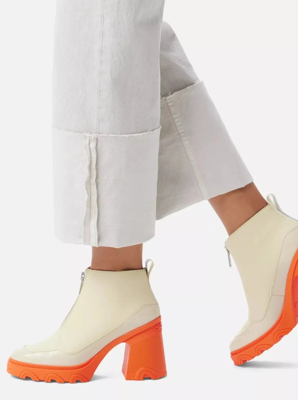 Brex Heel Zip [Bleached Ceramic/Optimized]