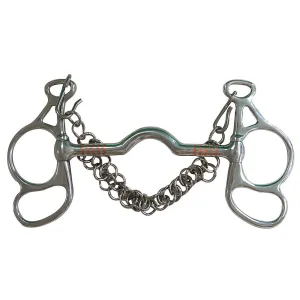 Butterfly Medium Port 2 Loop Driving Horse Bit