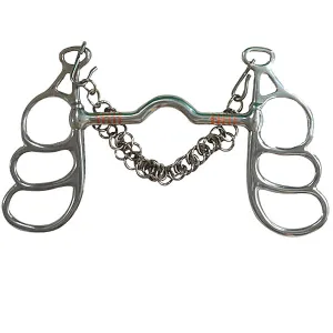 Butterfly Medium Port 3 Loop Driving Horse Bit