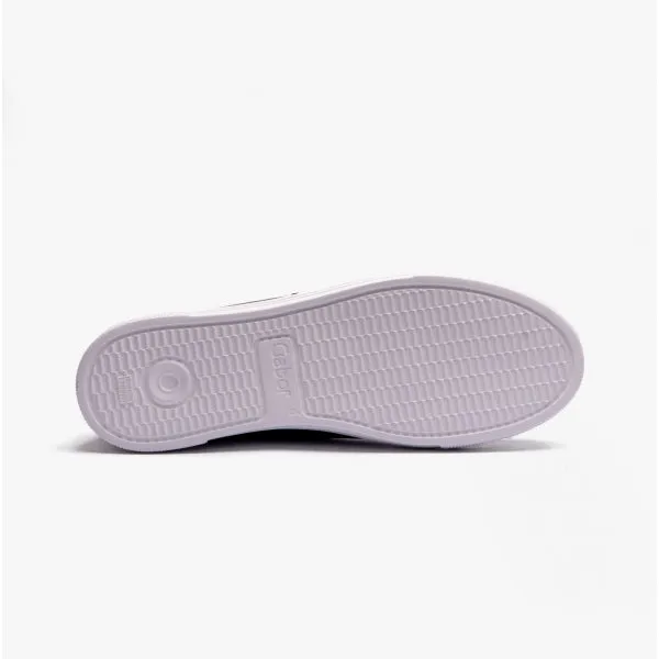 CAMPUS Ladies Wide Platform Leather Trainers Navy