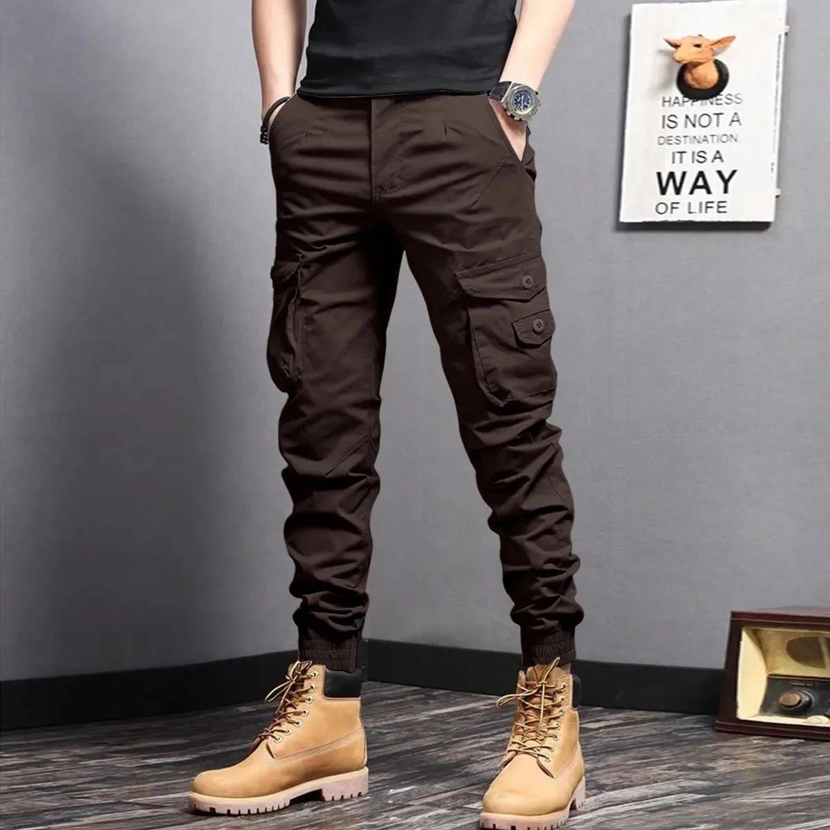 Cargo Trousers With Pockets