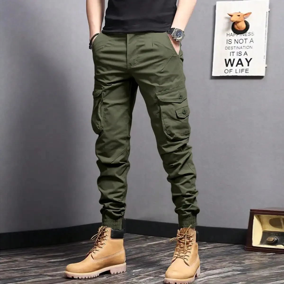 Cargo Trousers With Pockets