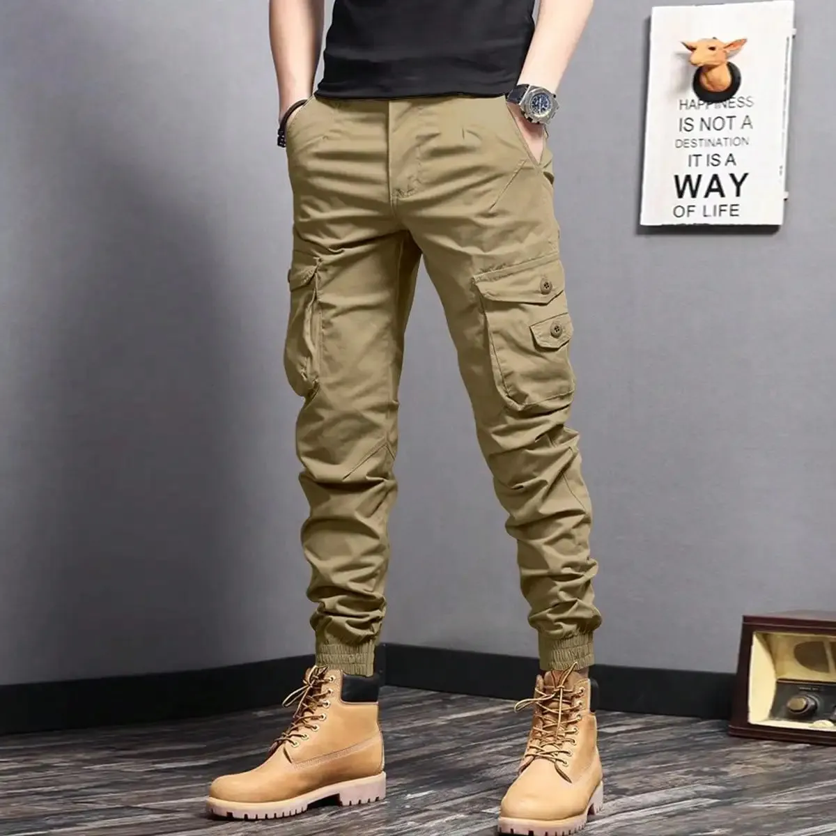 Cargo Trousers With Pockets