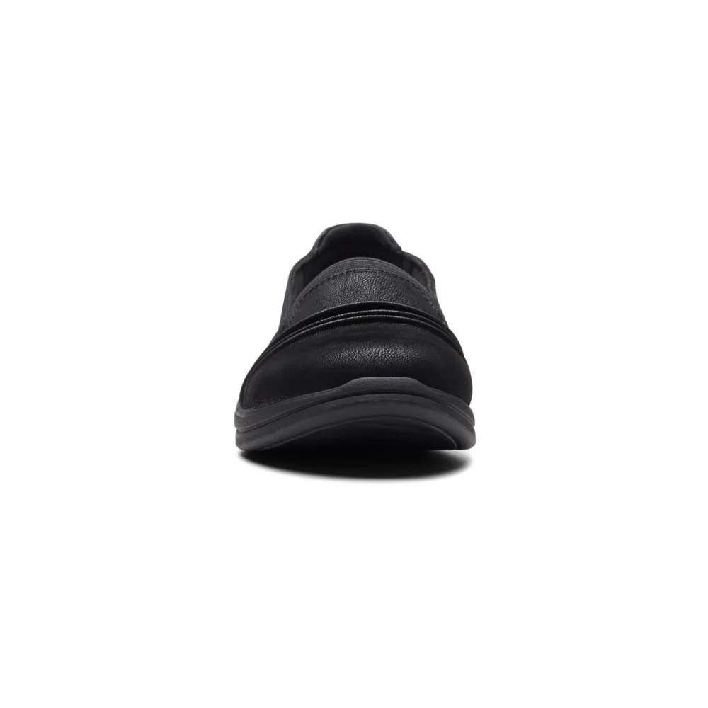 Clarks Breeze Sol Black Slip-On (Women's)