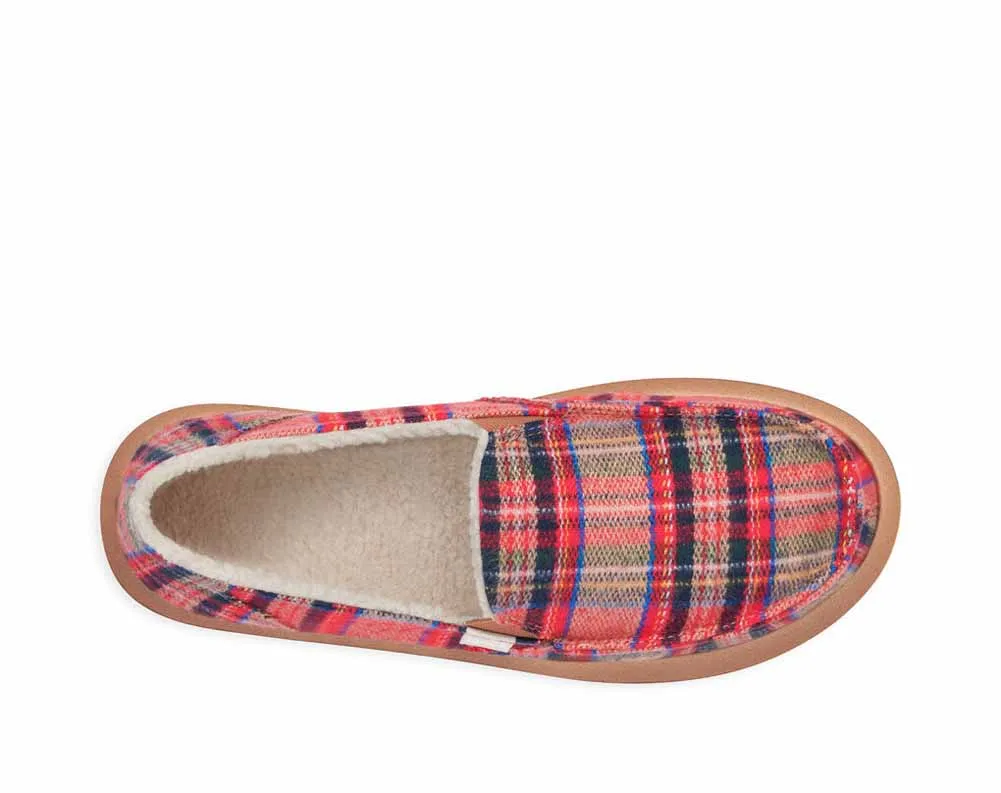 Donna St Plaid Chill in Red Multi by Sanuk