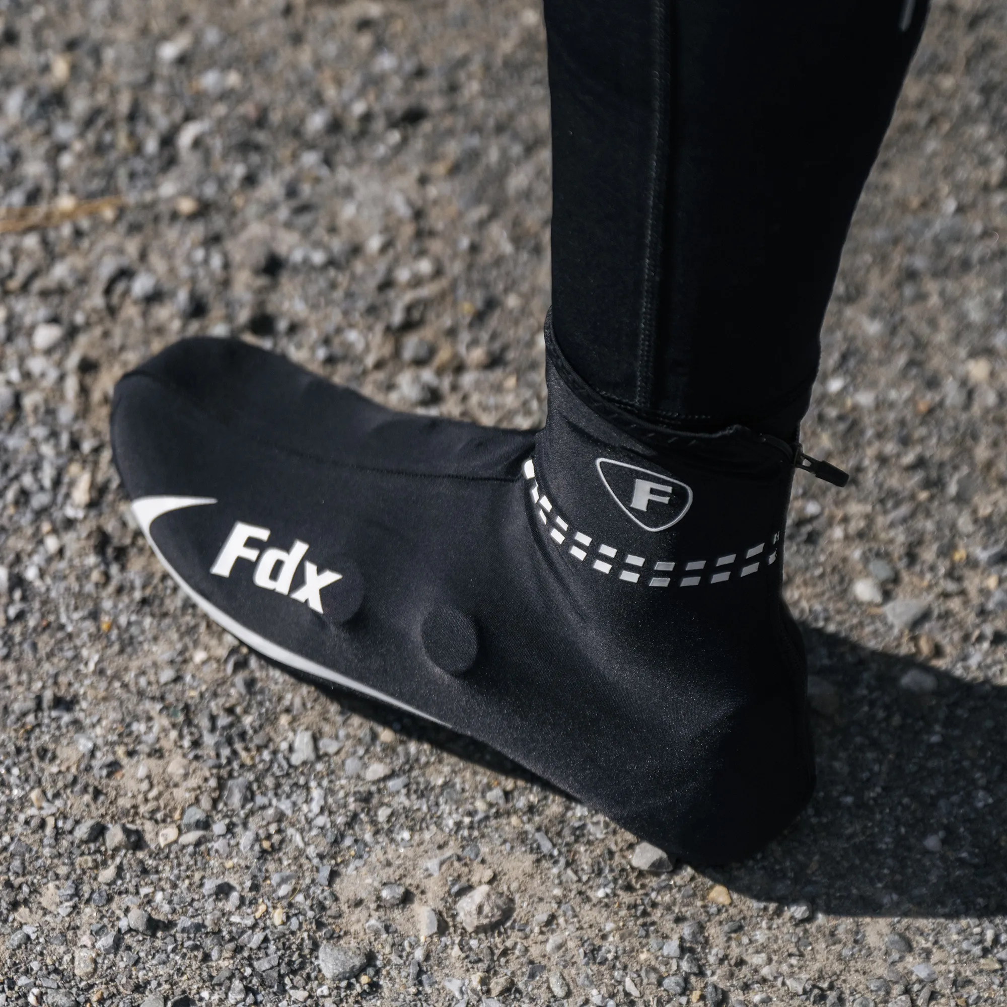 Fdx Sc3 Black Cycling Shoe Covers