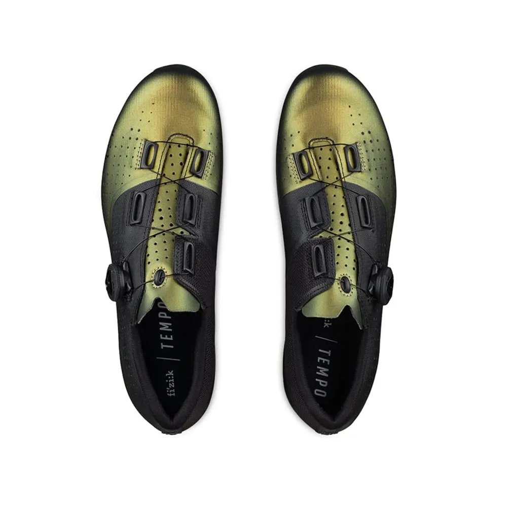 FIZIK TEMPO OVERCURVE R4 Cycling Shoes - Green/Iridiscent Black