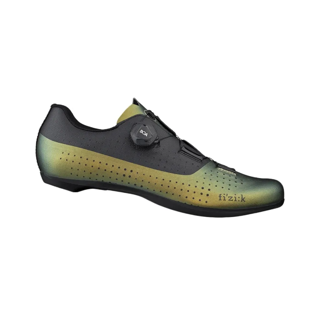 FIZIK TEMPO OVERCURVE R4 Cycling Shoes - Green/Iridiscent Black