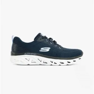 GLIDE-STEP SPORT - NEW FACETS Ladies Lace-Up Trainers Navy