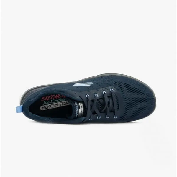 GLIDE-STEP SPORT - NEW FACETS Ladies Lace-Up Trainers Navy