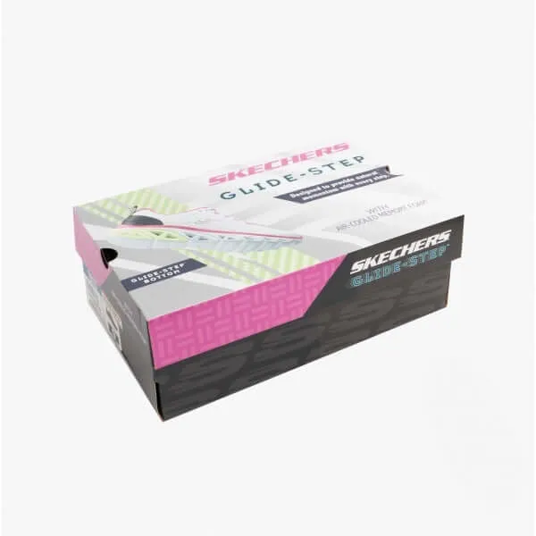 GLIDE-STEP SPORT - NEW FACETS Ladies Lace-Up Trainers Navy