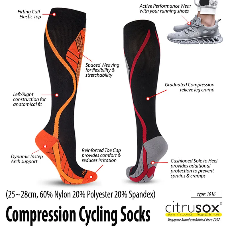Graduated Compression Cycling Socks