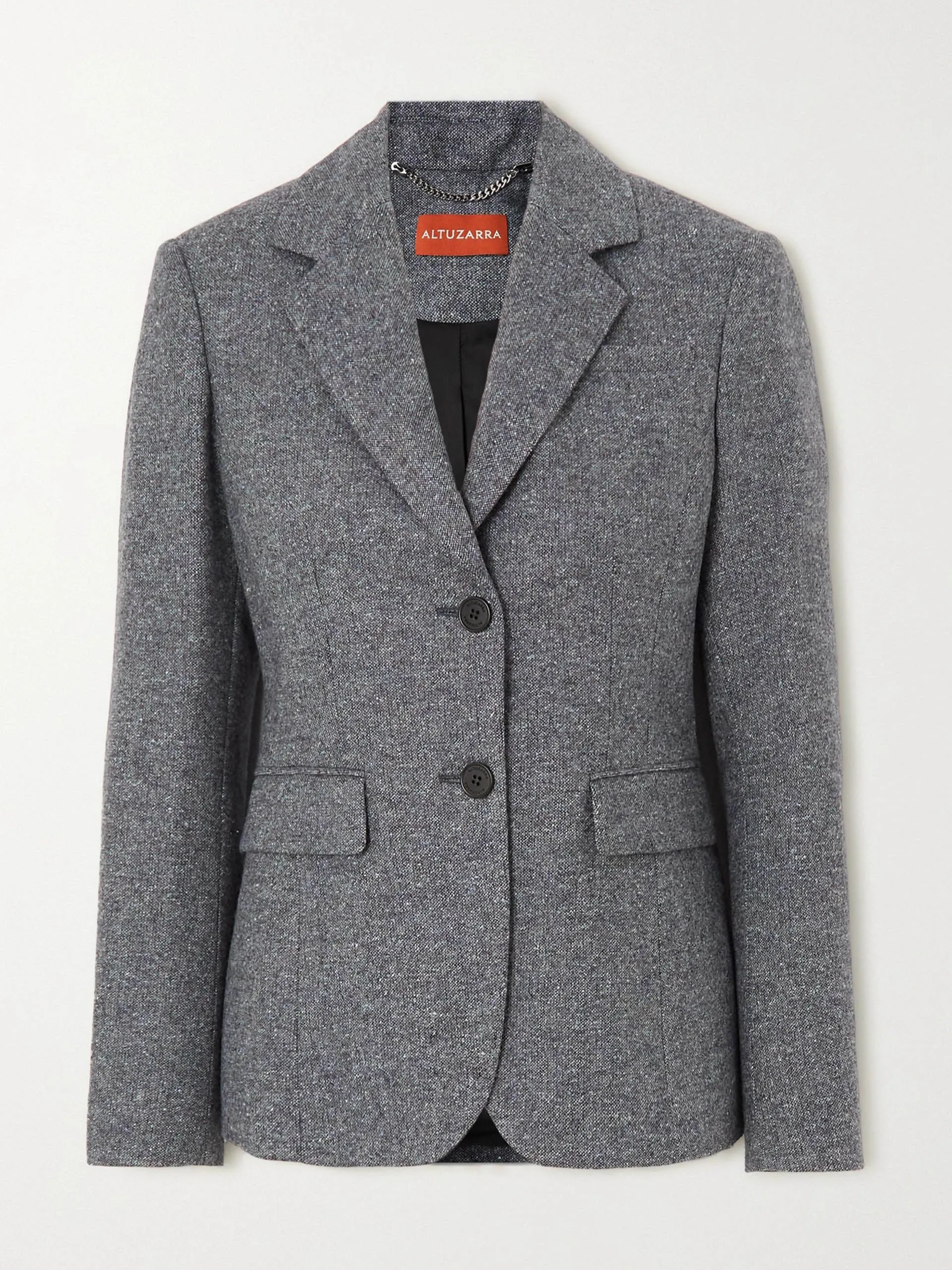 Grey woven blazer