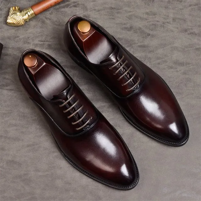 Italian Chic Lace-Up Wedding Dress Shoes