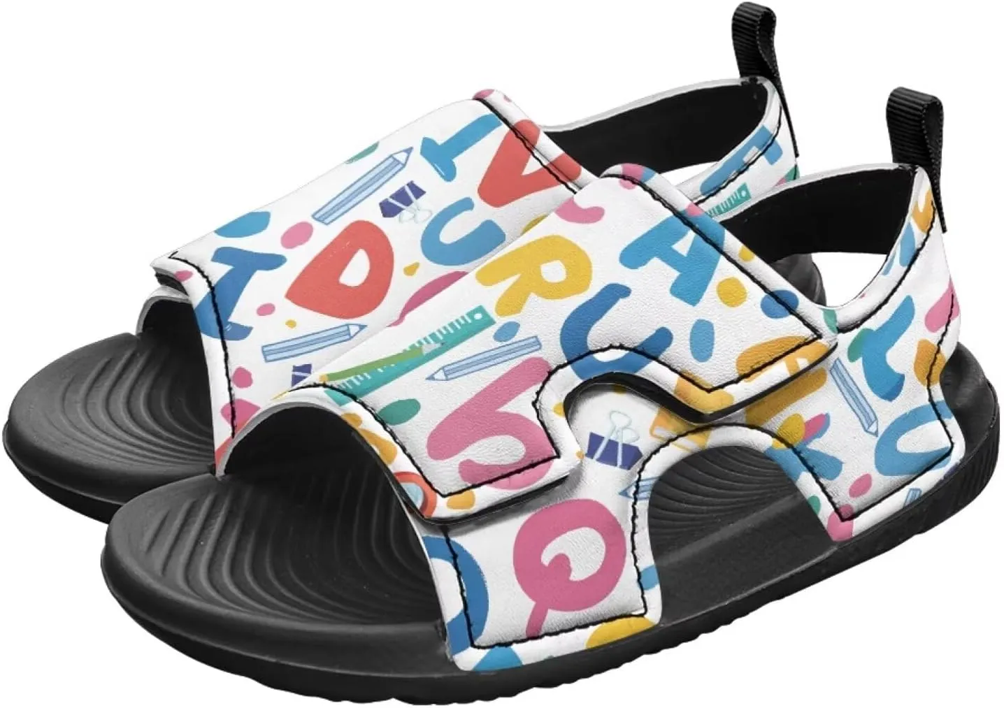 Kids Sandals Boys Summer Sport Hiking Sandals Leather Toddler Beach Water Shoes for Girls Cat Slides