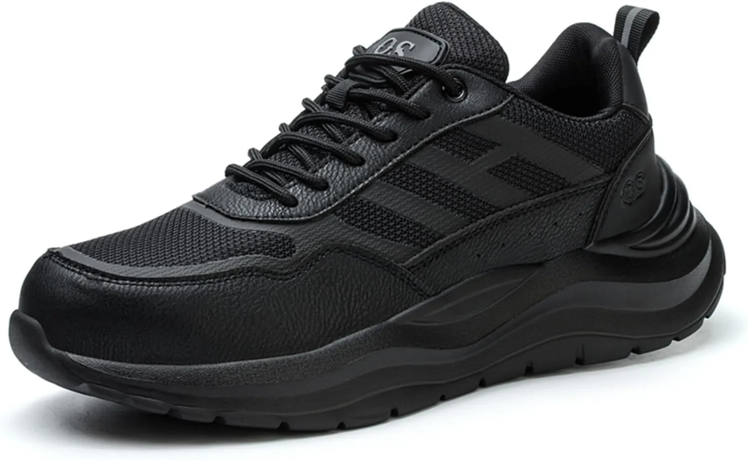 Men & Women Industrial Safety Shoes Steel Toe Protection Non-Slip Outsole Anti-Stab Midsole Lightweight Breathable for Factory Warehouse Construction