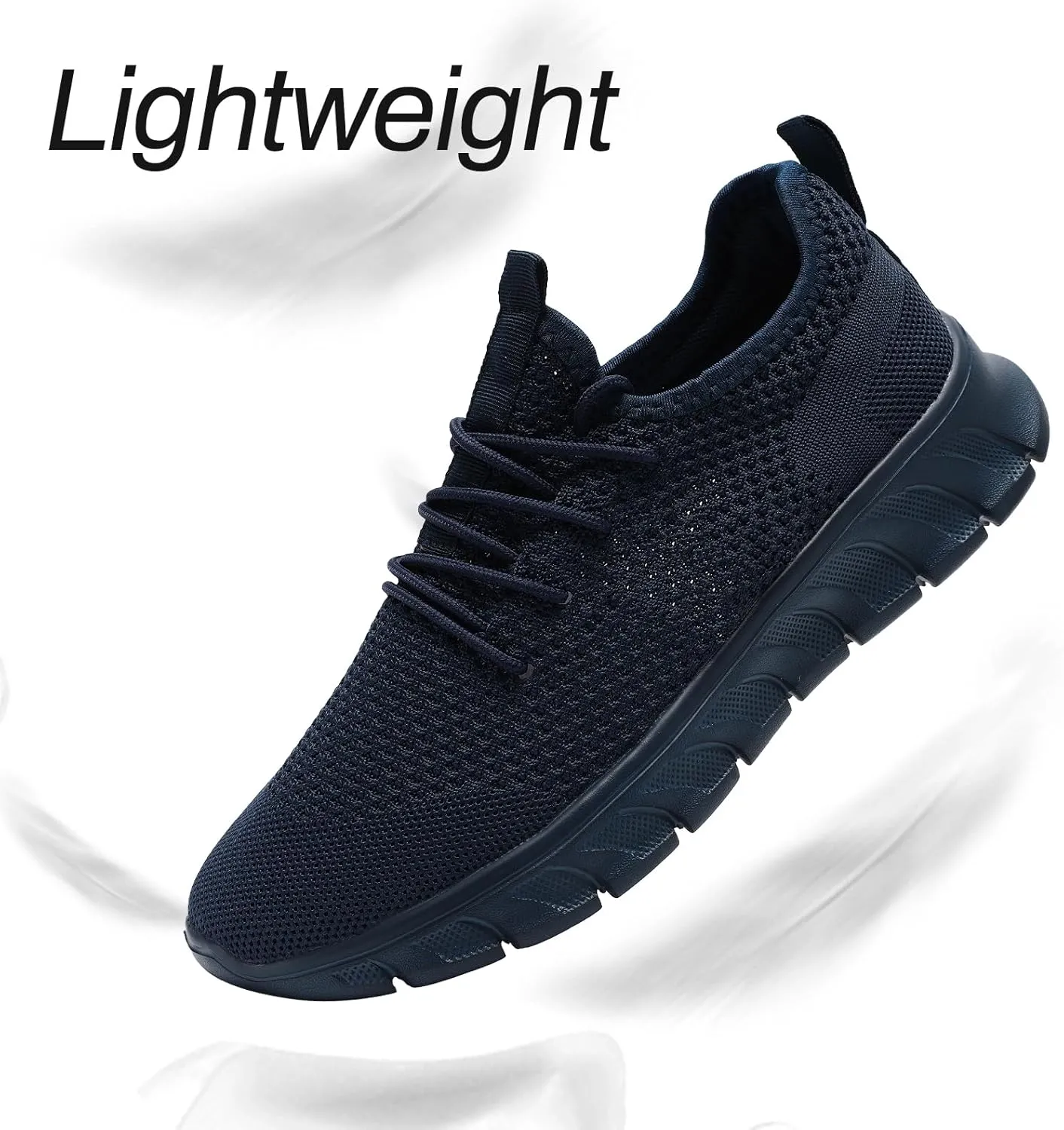 Men Running Tennis Shoes Gym Fashion Sneakers Walking Workout Shoes Athletic Slip on Breathable Mesh Comfortable Lightweight Casual Sport Shoe