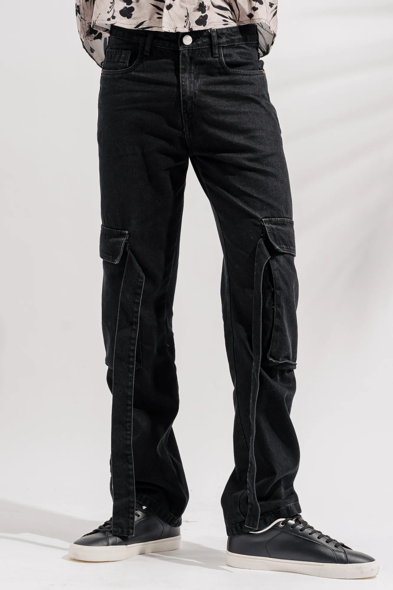 Men's Charcoal Utility Cargo