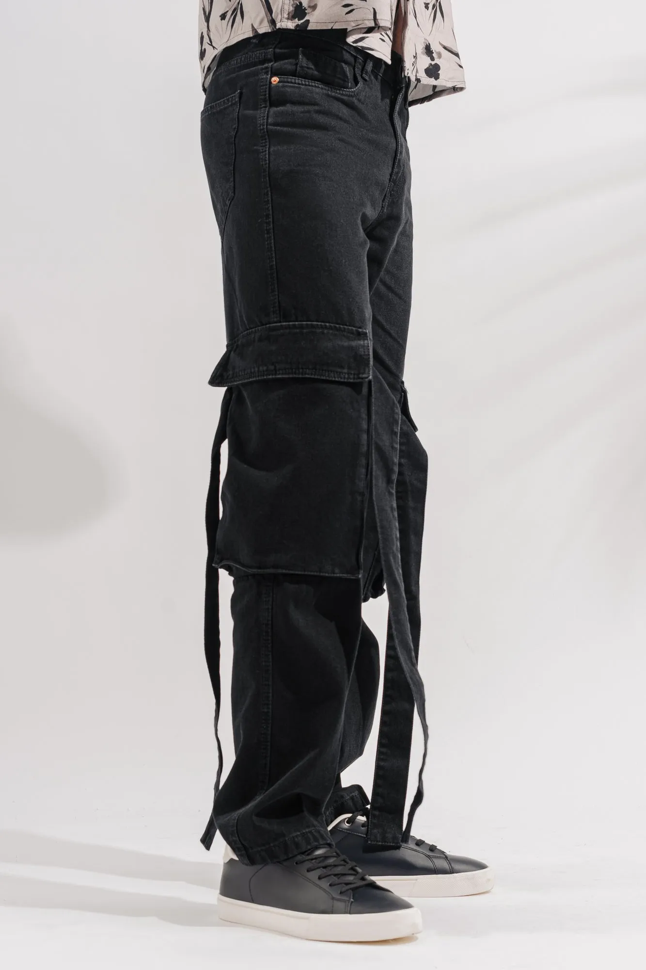 Men's Charcoal Utility Cargo