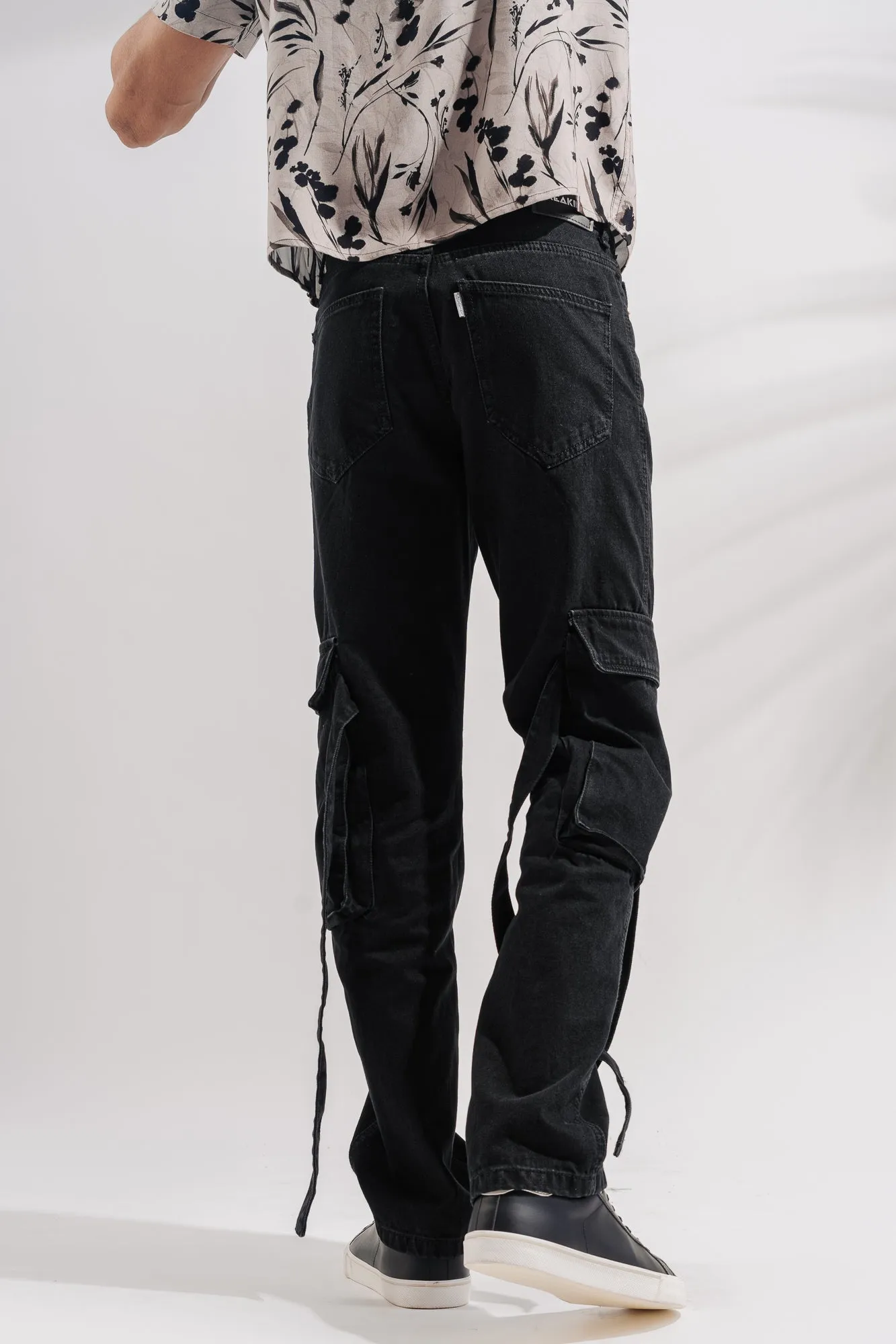 Men's Charcoal Utility Cargo