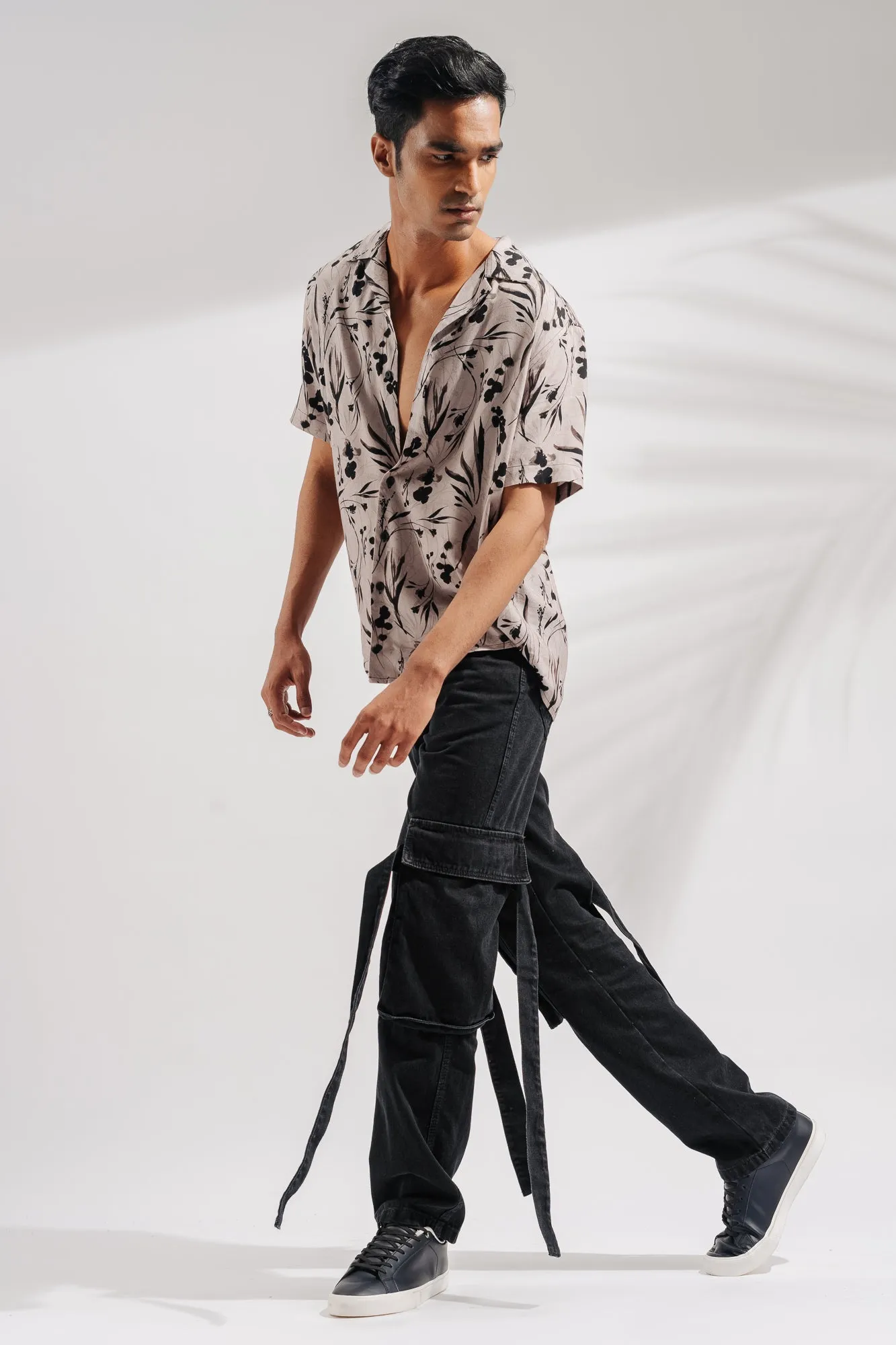 Men's Charcoal Utility Cargo