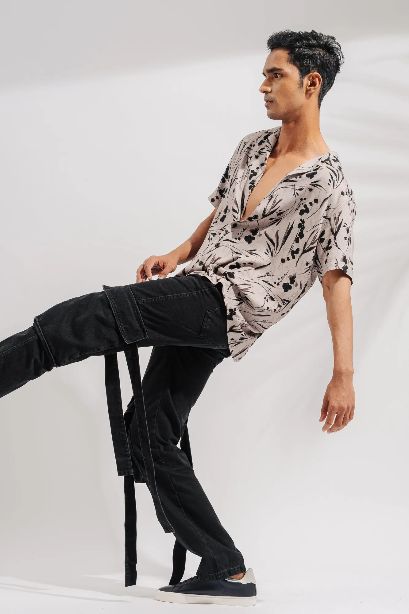 Men's Charcoal Utility Cargo