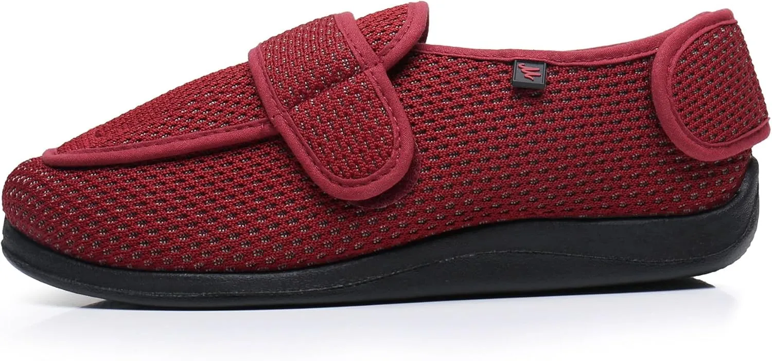 Men's Comfortable Diabetic Shoes - Extra Wide Slip-On for Swollen Feet & Elderly | Breathable & Adjustable