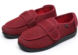 Men's Comfortable Diabetic Shoes - Extra Wide Slip-On for Swollen Feet & Elderly | Breathable & Adjustable