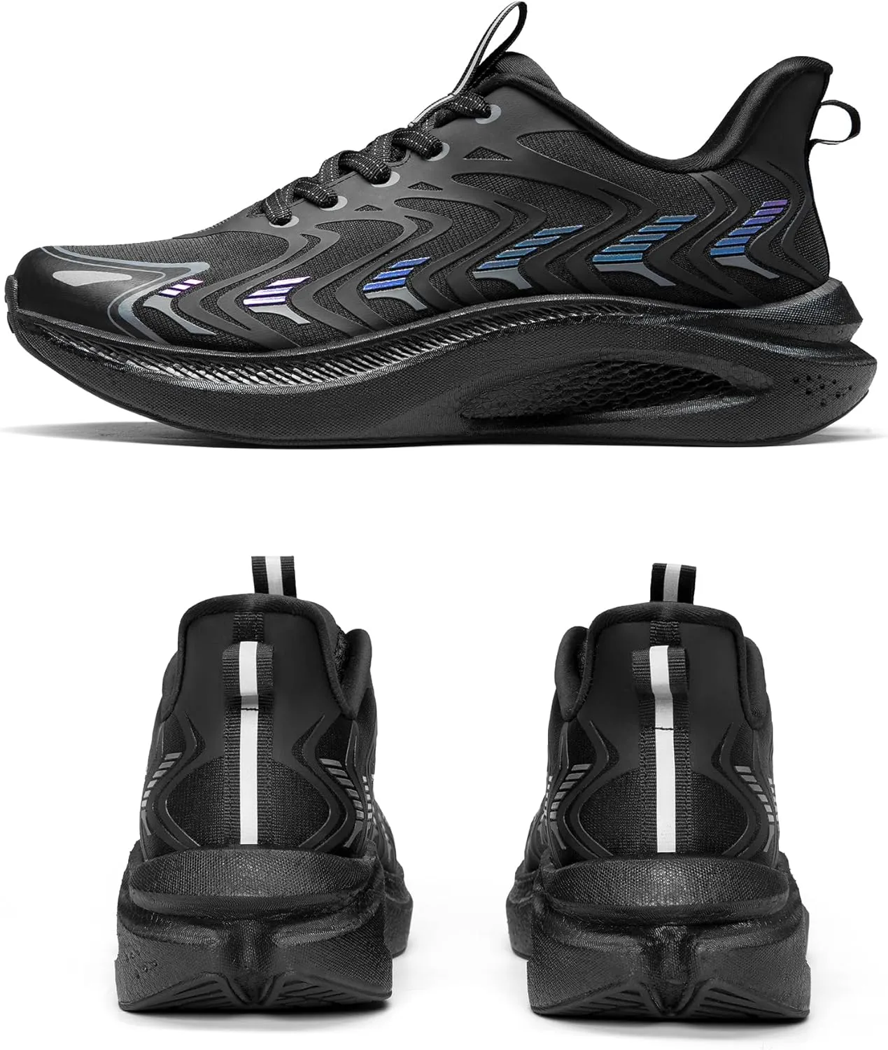 Men's Running Tennis Shoes FlyLife Athletic Gym Workout Cross Training Comfortable Breathable Walking Sneakers