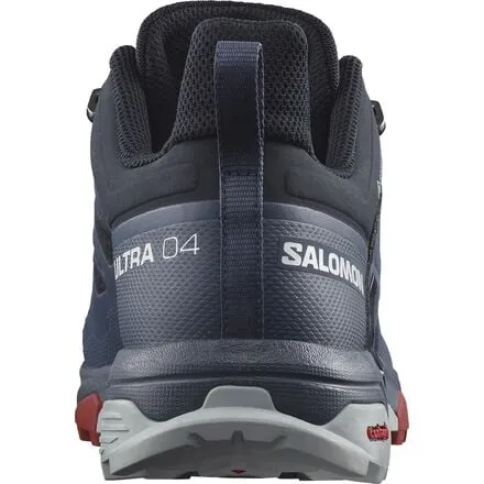 Men's Salomon X Ultra 4 GTX Hiking Shoes, Carbon/Bering Sea/Pearl Blue
