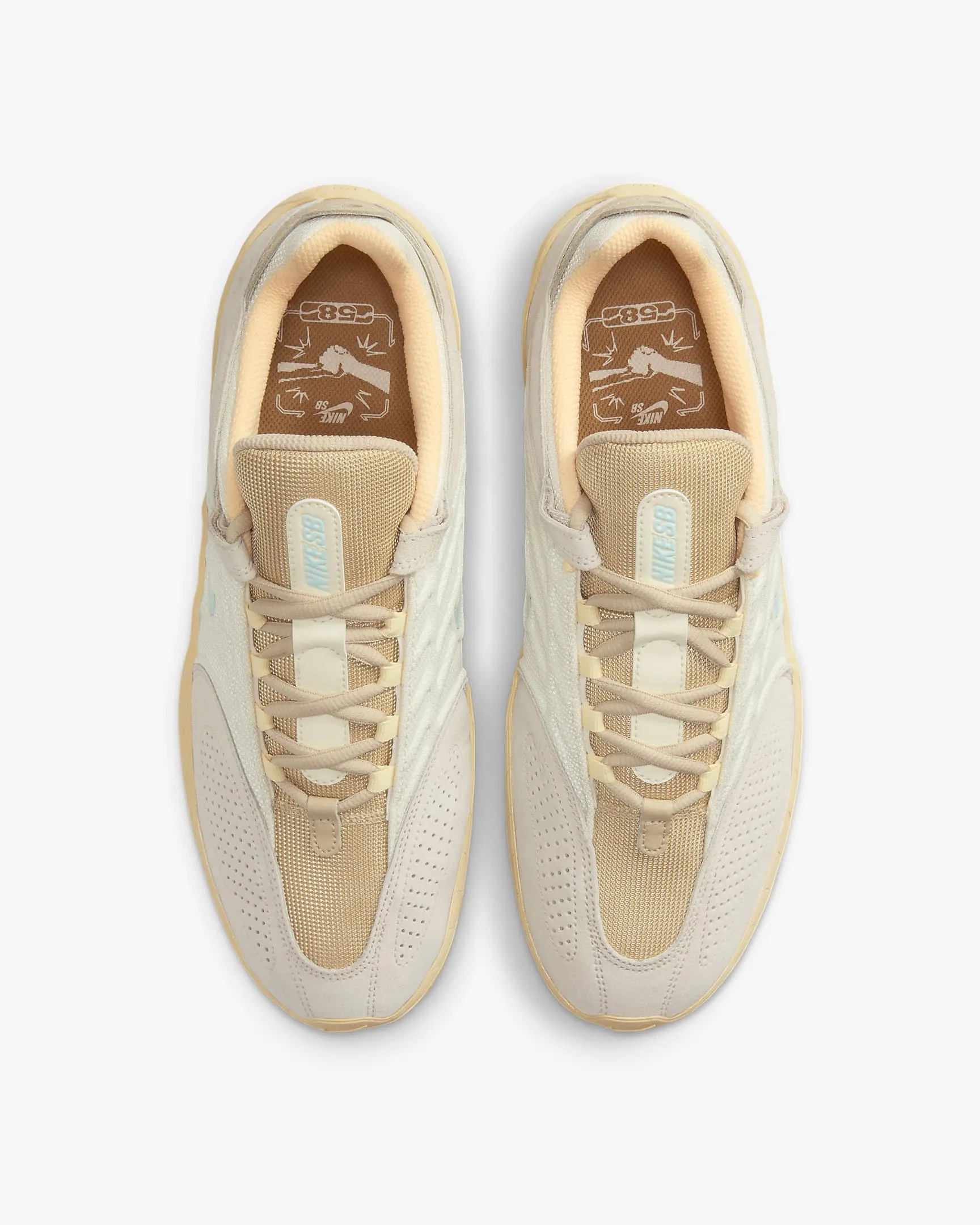 NIKE SB VERTEBRAE - COCONUT MILK/JADE ICE - COCONUT MILK/JADE ICE-SESAME-FLT GOLD