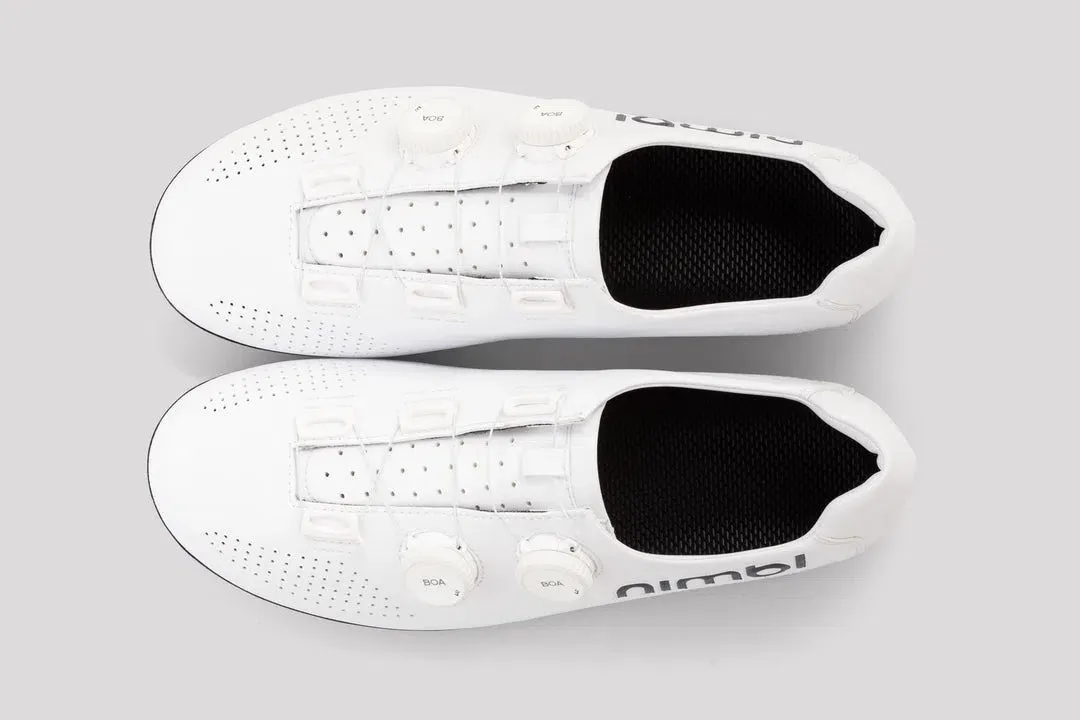 NIMBL Road Cycling Shoes Exceed - All White