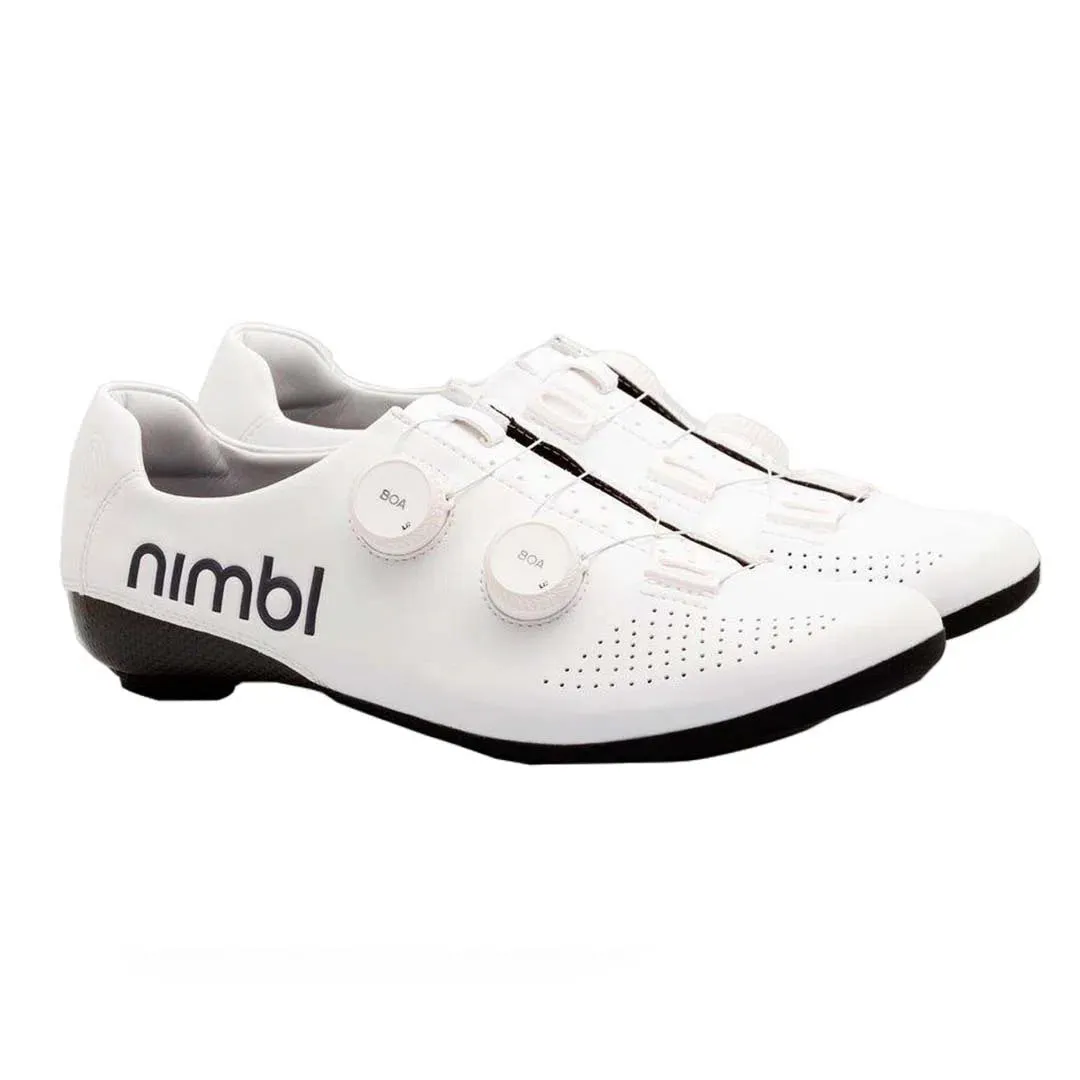 NIMBL Road Cycling Shoes Exceed - All White