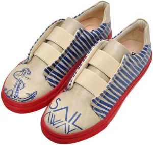 Personalize Your Life - Handmade and Vegan Printed Breathable Casual Sneakers - Sports Walking Fashion Men Shoes - Apollo Series