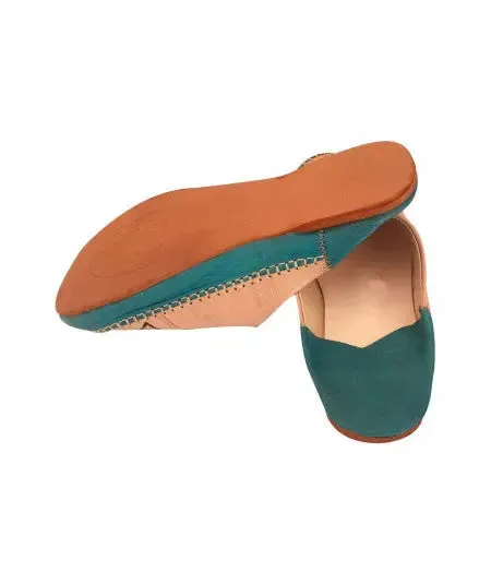 Round babouche slipper