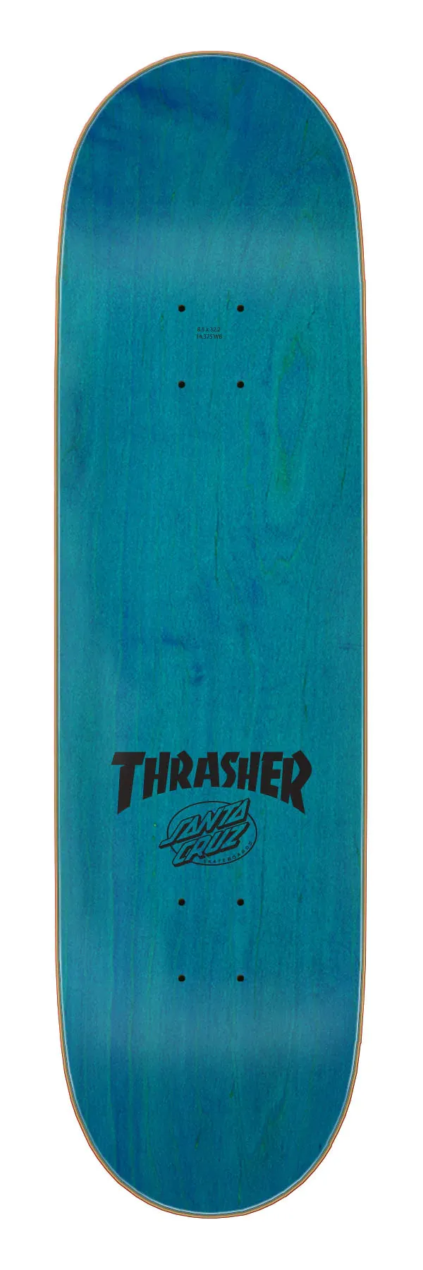 Santa Cruz Thrasher Screaming Flame Logo Deck 8.5