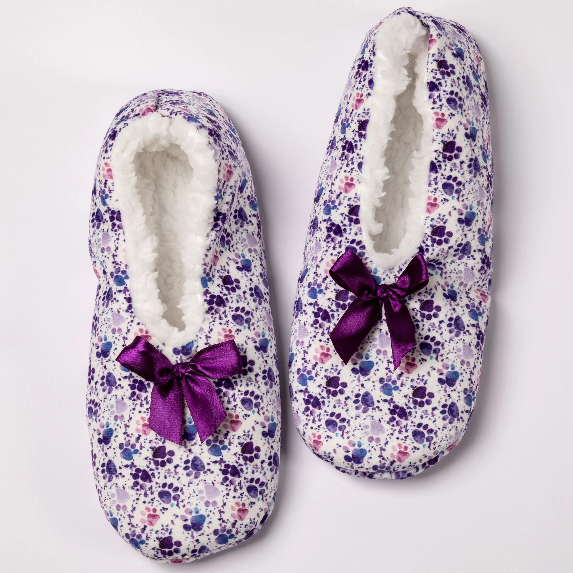 Super Cozy&trade; Pawsitively Adorable Paw Slippers