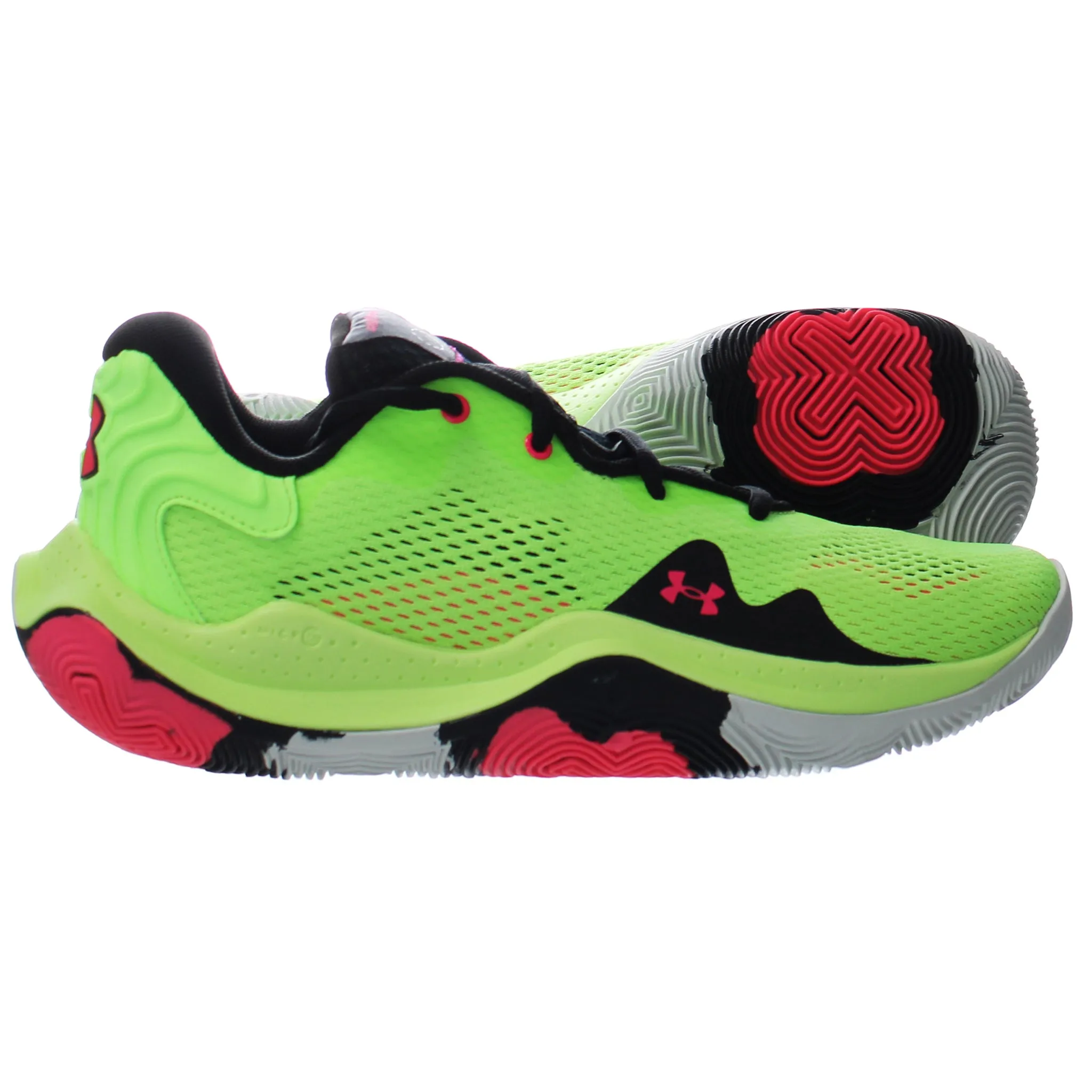 Under Armour Spawn 4 Mens Green Trainers