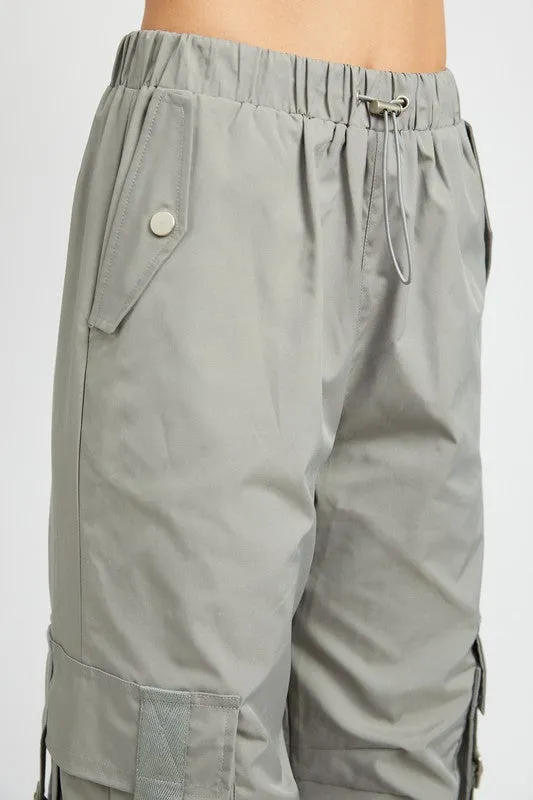 Urban Chic Trendy Utility Pockets Fashion Outdoor Cargo Pants